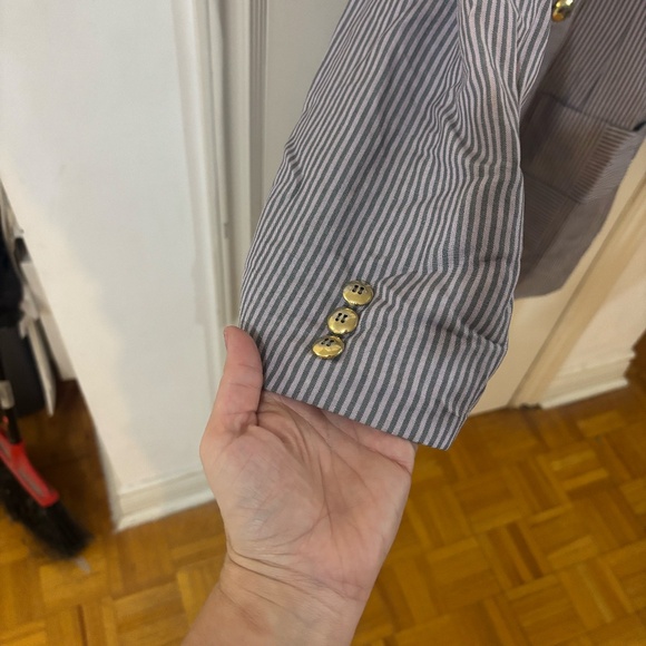 vintage pink and grey oversized 80s blazer * accepting offers - Picture 5 of 7